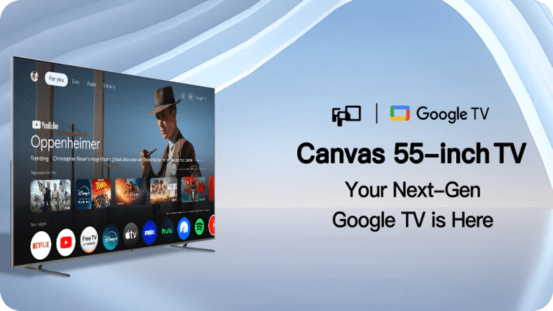 Talk to Your TV: 55 Inch 4K Smart TV with Hands-Free Control - FPD