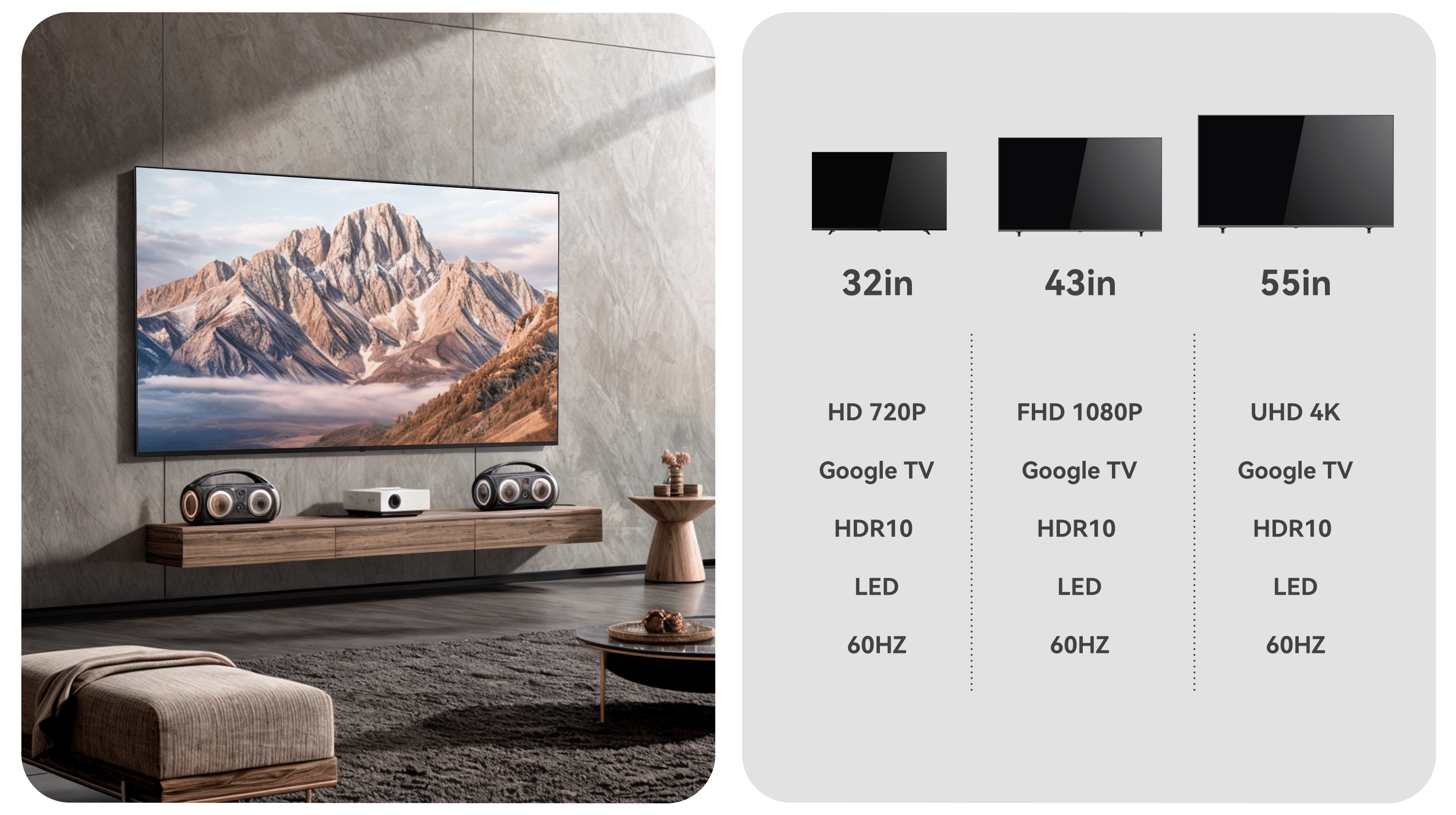 TV Screen Dimensions Explained: Choose the Perfect Size for Your Space ...