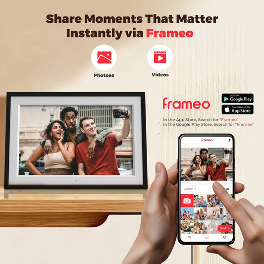 10.1 - Inch Frameo WiFi Digital Photo Frame - FPD