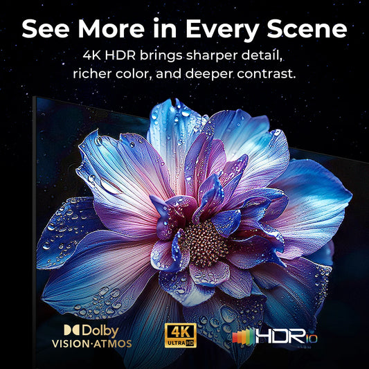 FPD 55 इंच कैनवस सीरीज़ स्मार्ट टीवी, फ्रेमलेस टीवी, 4K गूगल टीवी, HDR 10, MEMC, वॉइस असिस्टेंट रिमोट, डॉल्बी एटमॉस और विज़न के साथ संगत