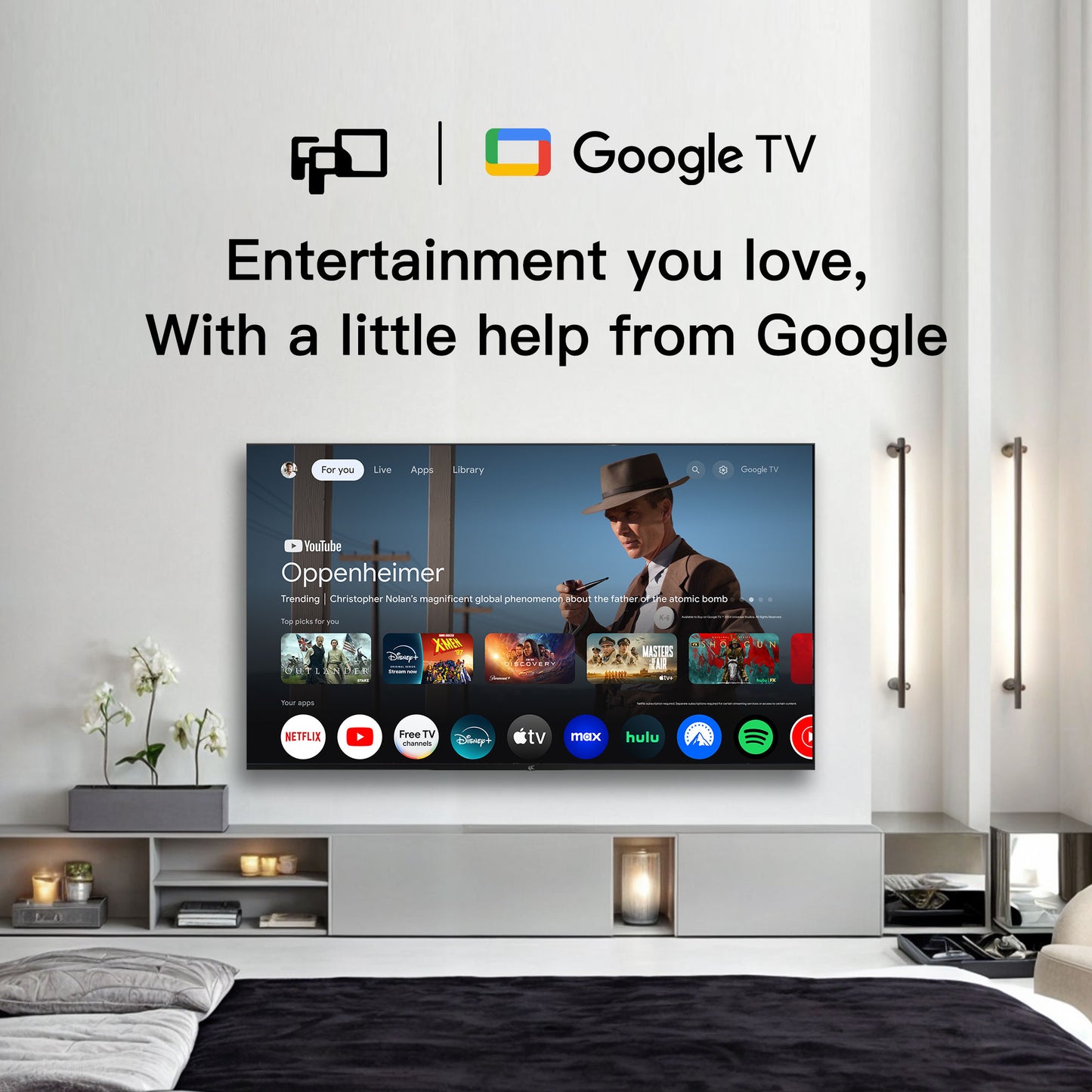 50インチ キャンバス シリーズ Google TV