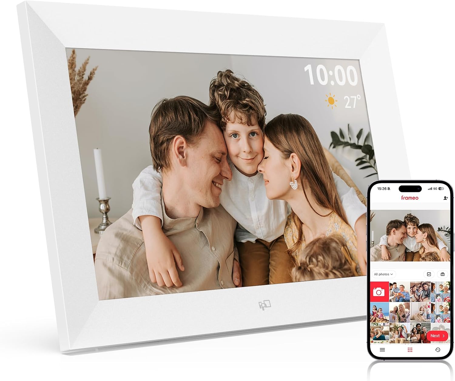 FPD 10.1-Inch Frameo WiFi Digital Photo Frame(CF10-J2) - FPD