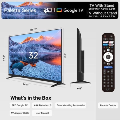 FPD 32 - Inch 720p Google TV（AU） - FPD