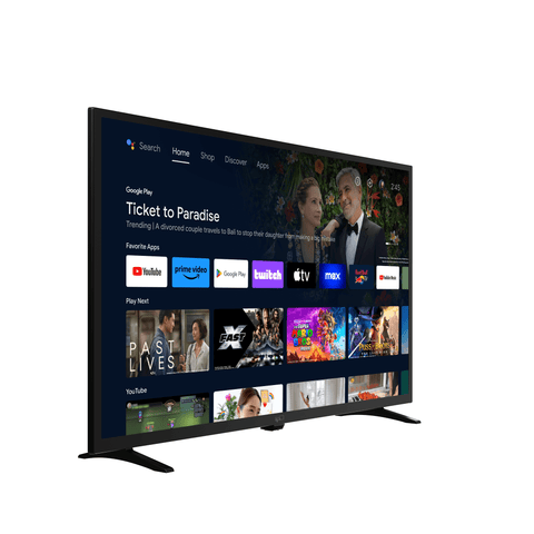 FPD 32 Inch Smart TV Android TV 720p HD Flat Screen Television (P - Series) with Google Play, Small LED Tvs for Living Room, Google Cast Built - in, Thin Streaming Live Android TV with WiFi, Bluetooth - FPD
