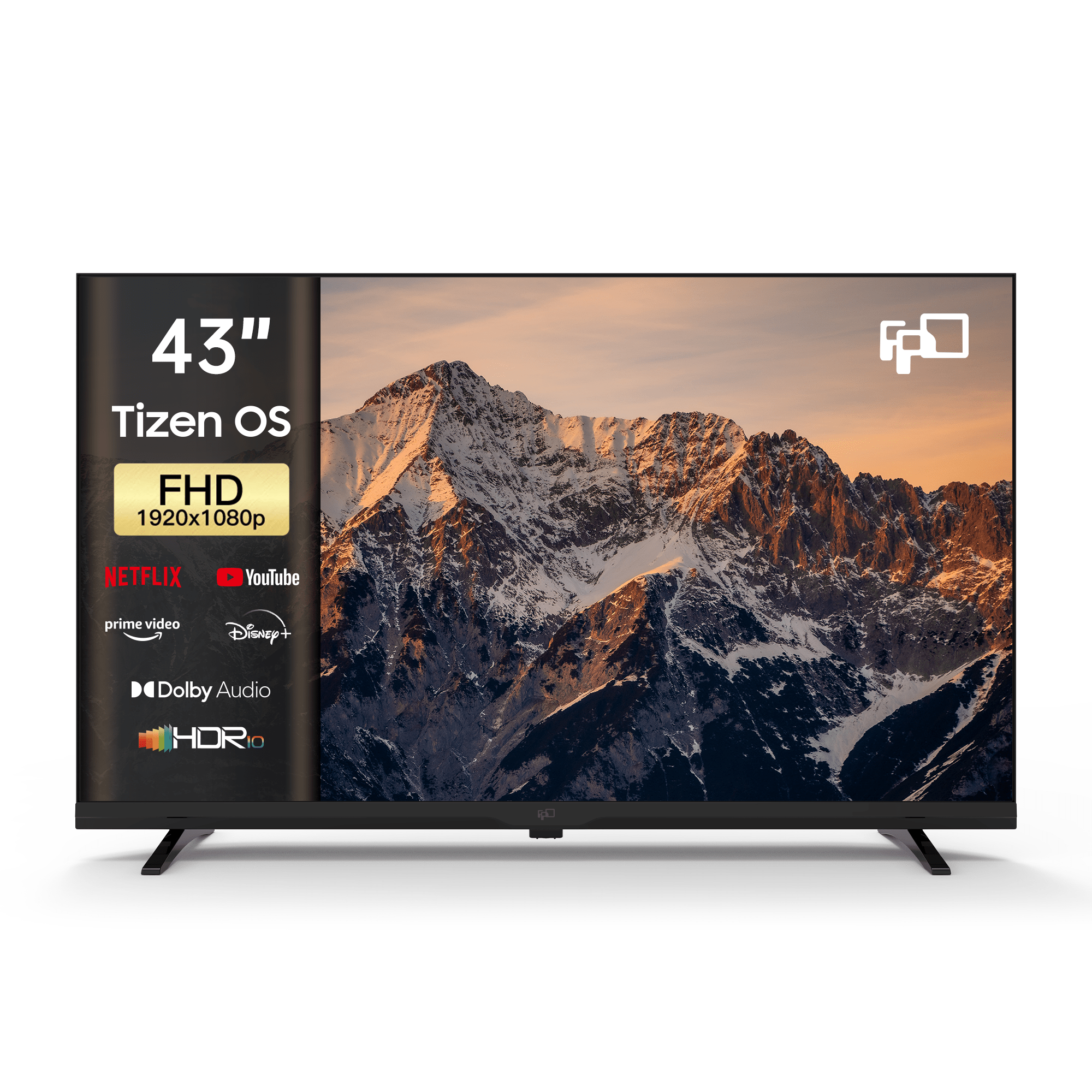 FPD 43 Inch Smart TV with Tizen OS, FHD, and HDR10