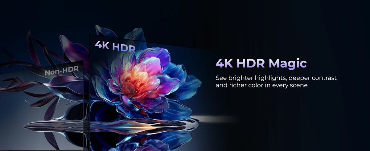 FPD 50-inch TV 4K HDR picture quality