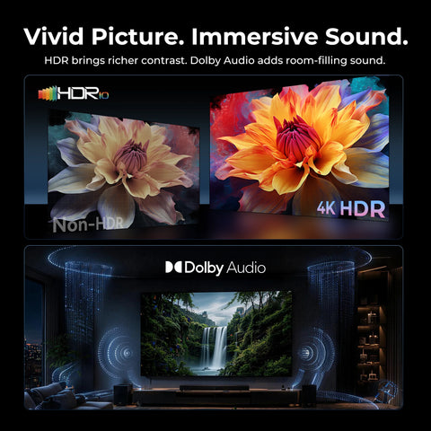 FPD 4K HDR picture and Dolby Audio