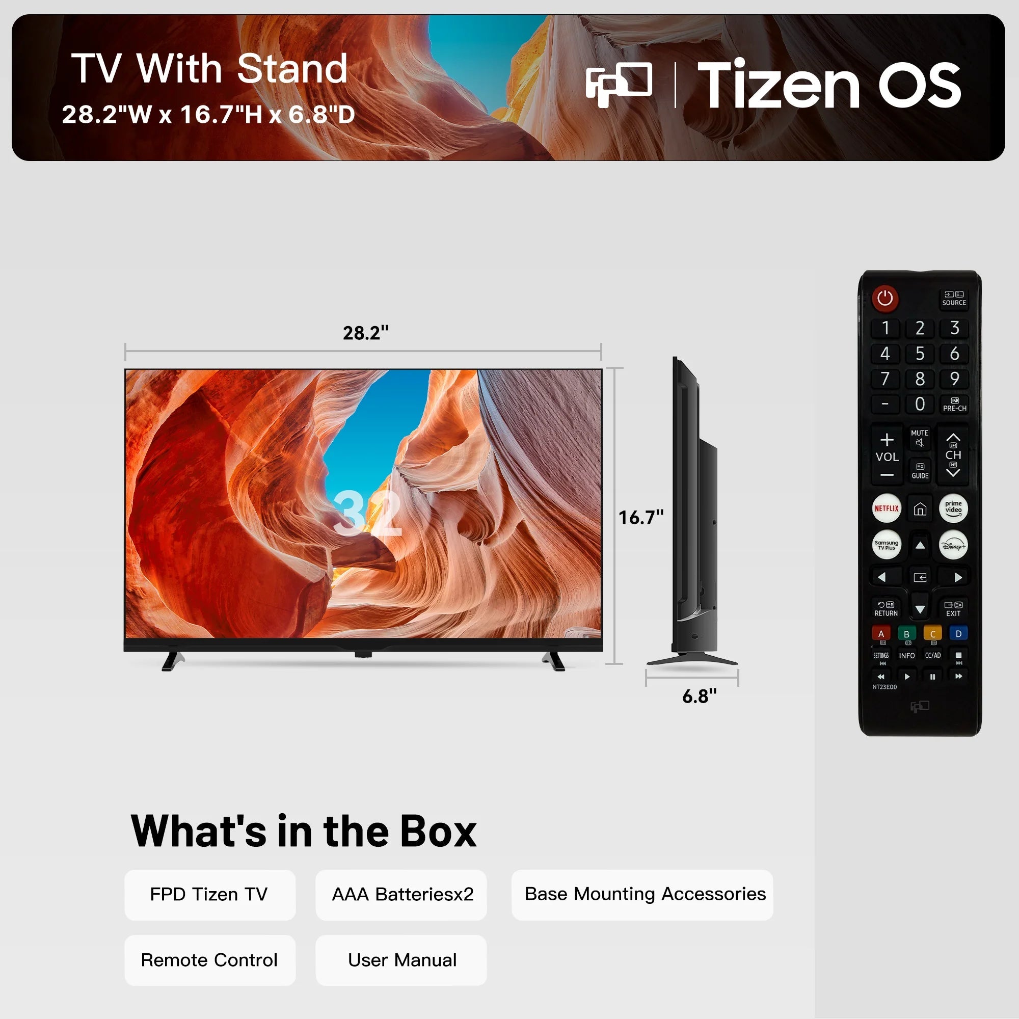 FPD 32 Inch Smart TV 720P Full HD Powered by Tizen OS FPD 32 Inch Smart TV 720P Full HD Powered by Tizen OS