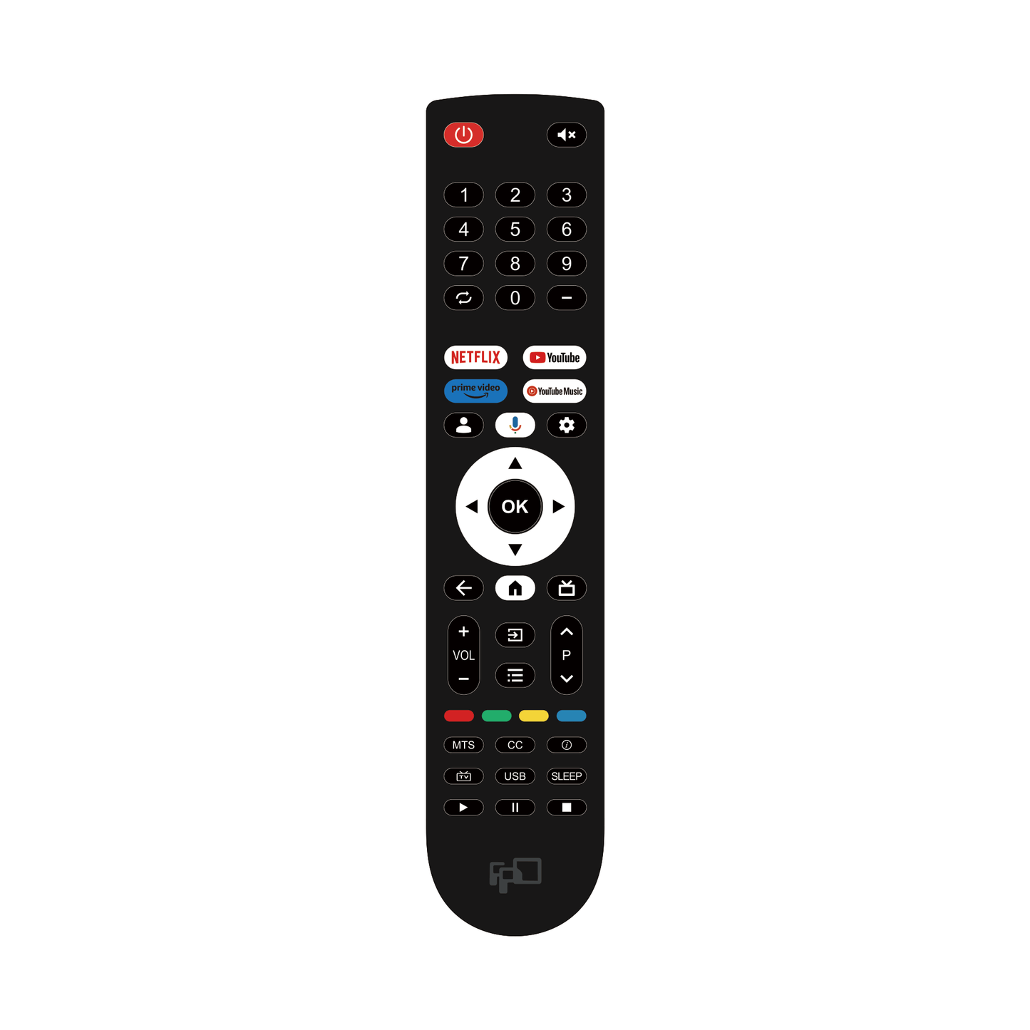 Replacement Remote Control for FPD 55 - inch Canvas Series Google TV - FPD